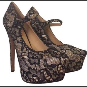 Betsey Johnson Lace Heels